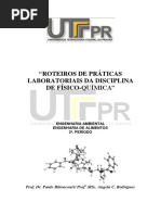 Apostila de Praticas de Fisico Quimica