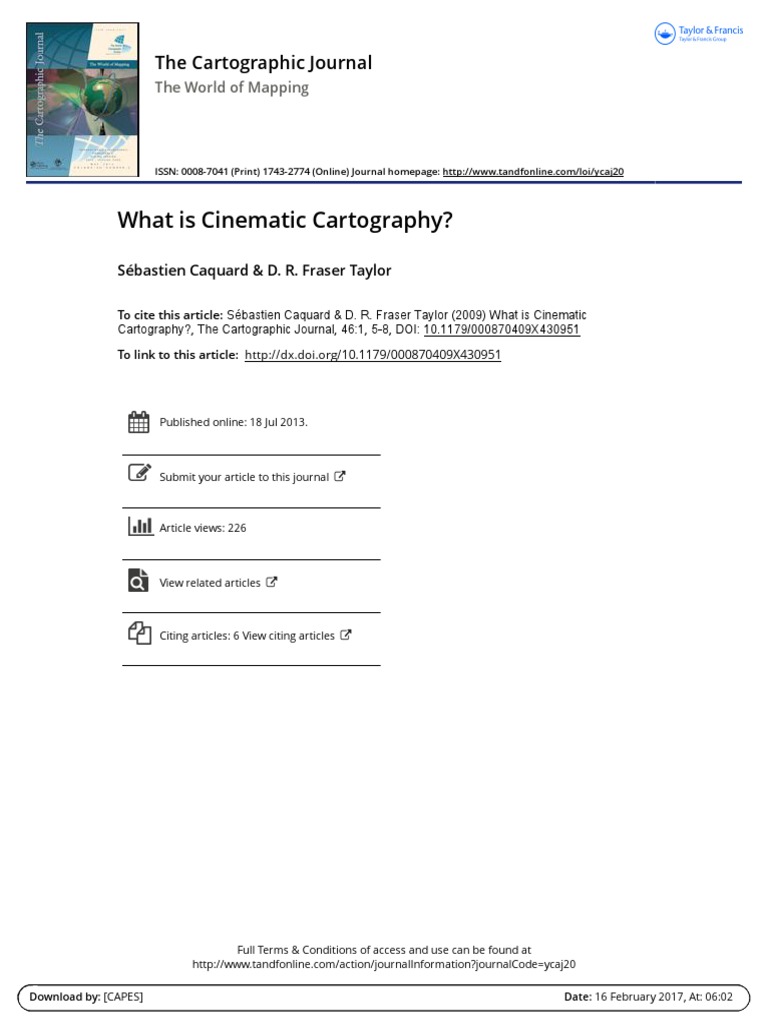 Understanding Cinematic Cartography | PDF | Cartography | Map