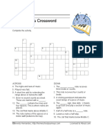 Music Vocabulary Crossword PDF