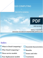 Cloud Computing - The Fifth Genera