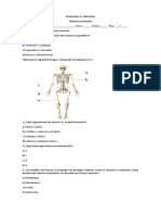 Evaluacion Ciencias 4