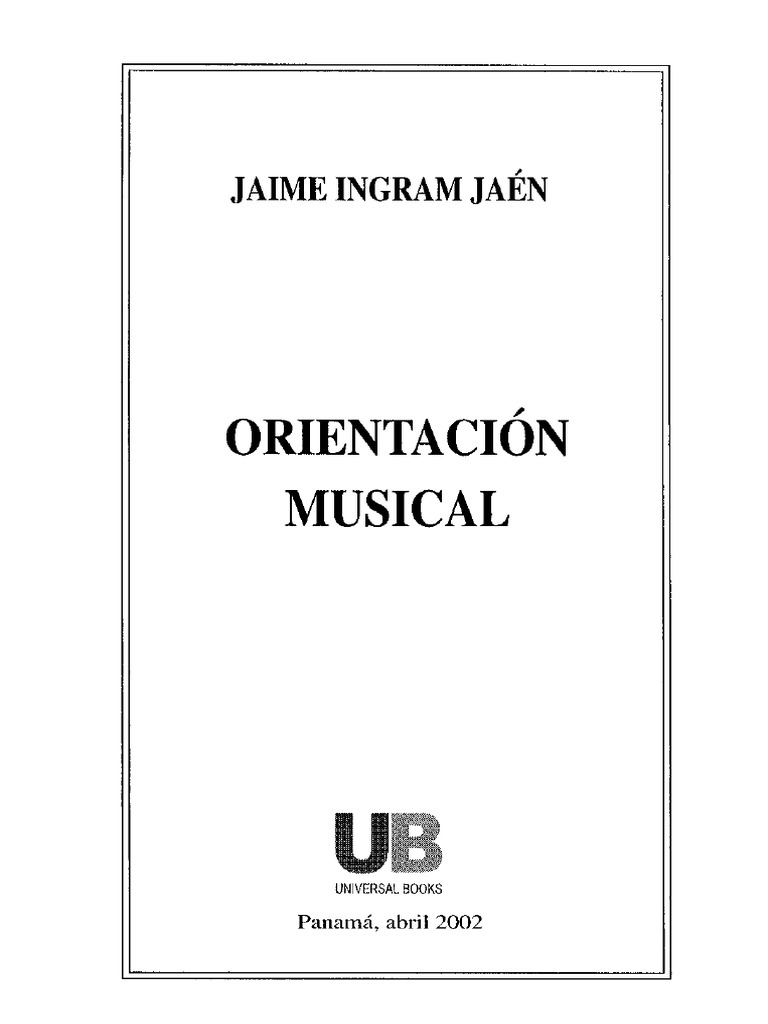 INGRAM, J. - Orientación Musical PDF