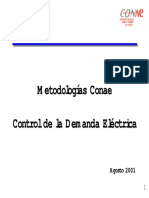 Metodologia Control Demanda CONAE 2001 PDF