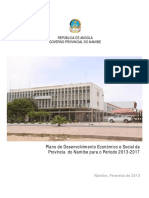 Plano de Desenvolvimento Provincial Do Namibe 2013-2017 - 2