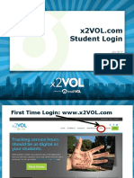 x2VOL Student Login Information