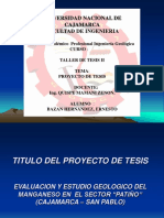 Proyecto de Tesis Manganeso