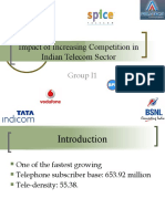 Impact of Increasing Competition in Indian Telecom Sector