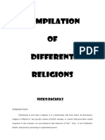 Compilation of Different Religions and Their Beliefs