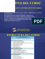 Objetivo y Estructura Del Curso Inventarios
