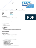 Abap Workbench Fundamentals