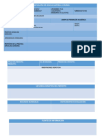 Formato de Planeación Español Nuevo Modelo