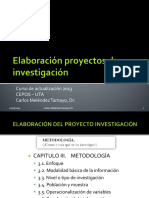 Elaboración Proyectos de Investigación CAPITULO 3