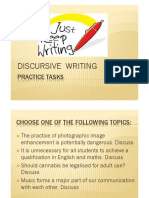 GCSE - Discursive Writing