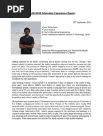 DAAD WISE Summer Internship Report