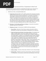 Greg Gattuso Employment Contract | PDF