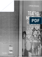 Lorena Verzero Teatro Oficial y Militante en Los 70
