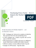 Purchasing Power Parity – How it impacts the Market Exchange rate