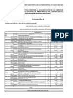 Presupuesto-Area Natural Zona 1 Subzona 2 Arrayanes