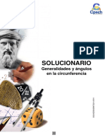 Solucionario Guía Generalidades y Ángulos en La Circunferencia 2015 PDF