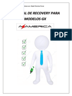 Tutorial de Recovery Via USB Az-America Modelos GX em PDF