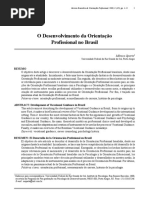 O Desenvolvimento Da Orientação Profissional No Brasil
