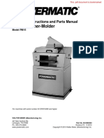 15-Inch Planer-Molder: Operating Instructions and Parts Manual