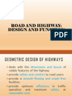 Lesson 3 Highway Design and Function