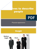 Adjectives To Describe People
