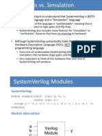 Synthesis vs. Simulation