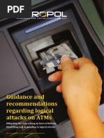 EuroPol Guidance Recommendations ATM Logical Attacks