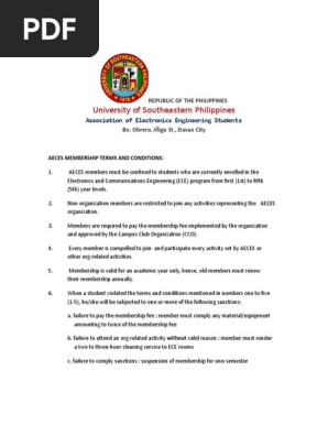 Terms and Conditions