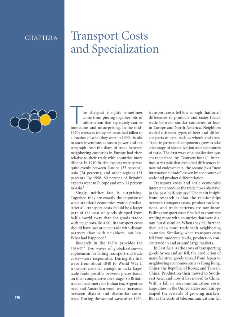 Transport Costs and Global Trade Dynamics | PDF | Containerization ...