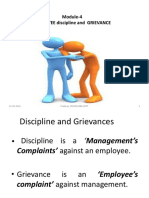 Module-4 EMPLOYEE Discipline and GRIEVANCE: 11-08-2018 Pradeep, KSSEM, MBA DEPT 1