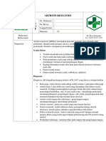 Artritis Rematoid Pengertian Gejala Diagnosis