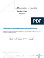 Mathematical Foundation of IE - 1 Intro Matrix PDF