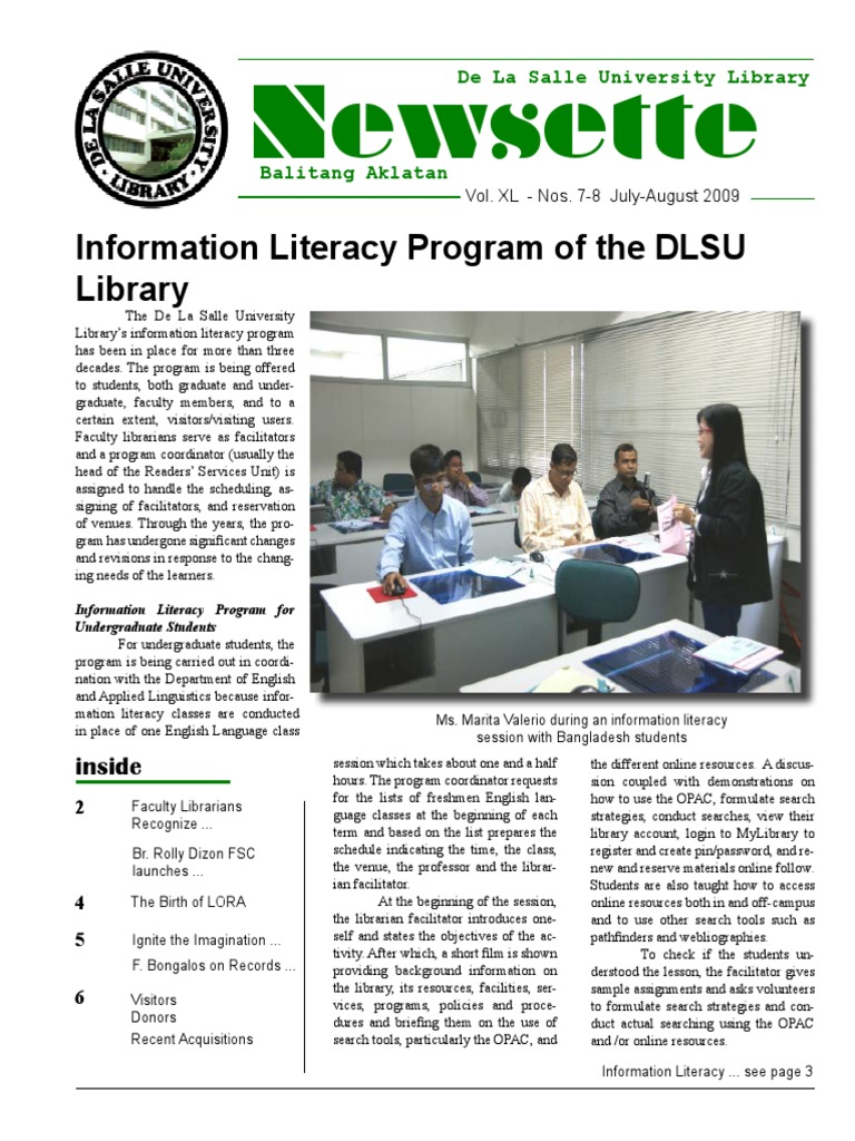 08 PDF | PDF | Information Literacy | Libraries