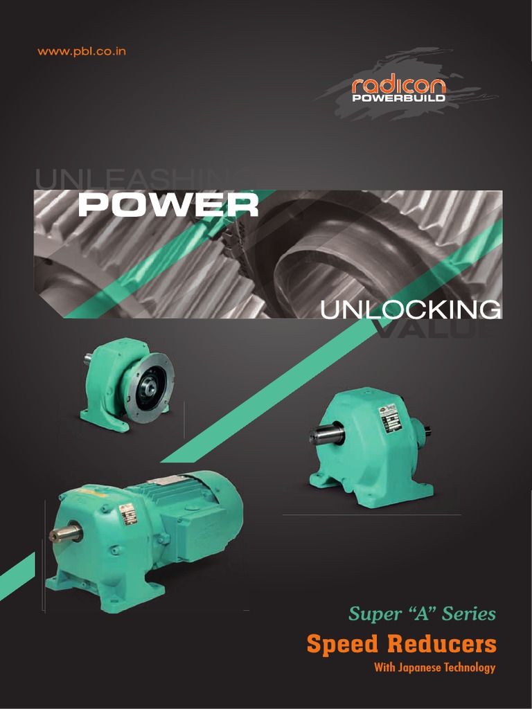 Radicon Gear Box Selection Guide PDF Gear Transmission (Mechanics)