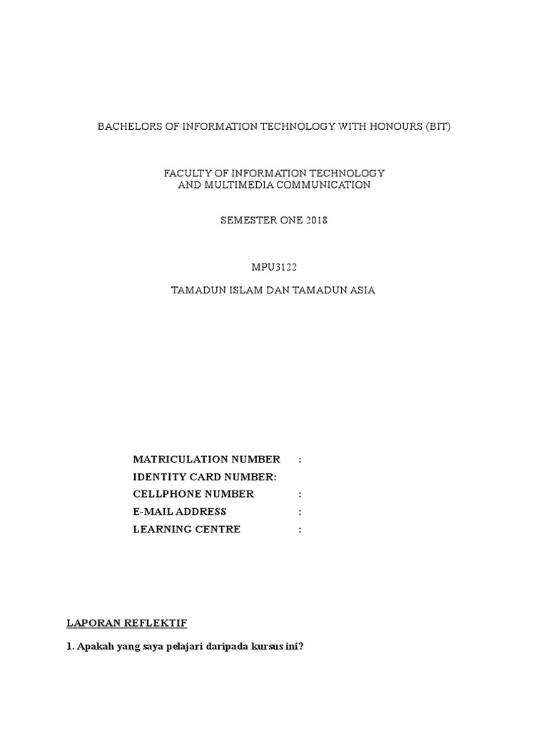 376944005 Laporan Reflektif Doc