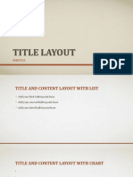 Document layout types: title, list, chart, table, smartart