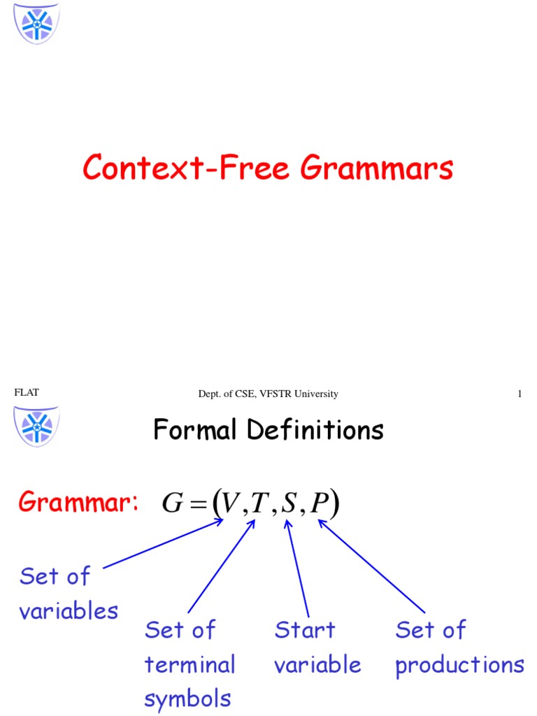 Context Free Grammars | PDF | Computer Science | Syntax