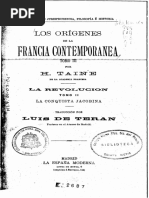 Los orígenes de la Francia contemporánea. La conquista jacobina - Hippolyte Taine