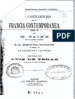 Los orígenes de la Francia contemporánea. La conquista jacobina - Hippolyte Taine