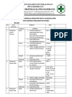 9.1.1 Data Berkala Indikator Mutu Klinis Kanser