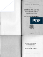 (Sources Chrétiennes 163) E. Colledge, J. Walsh - Guigues II Le Chartreux - Lettre Sur La Vie Contemplative (Ou Échelle Des Moines) - Douze Méditations (0, Editions Du Cerf)