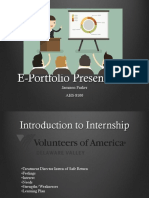 E-Portfolio Presentation