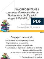 RESUMEN MORFOSINTAXIS II (Lecciones Fundamentales de Morfosintaxis