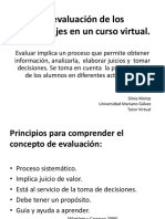 Evaluacion y educación virtual