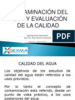 Evaluación de la calidad del agua y contaminación