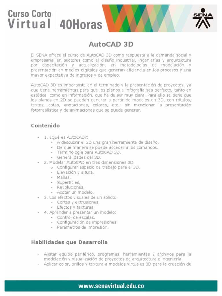 Autocad 3d | PDF | Animación | Gráficos de computadora 3 D