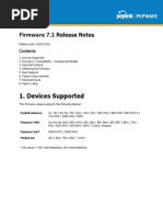 Firmware 7.1 Release Notes